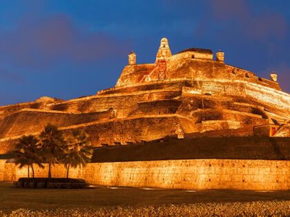 Castillo de San Felipe nocturno