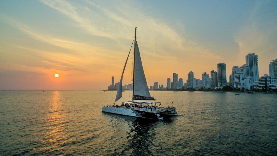 VELERO CARTAGENA ATARDECER
